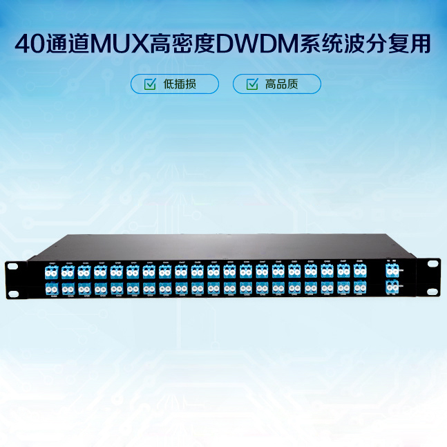 1U机架式50G AWG DWDM
